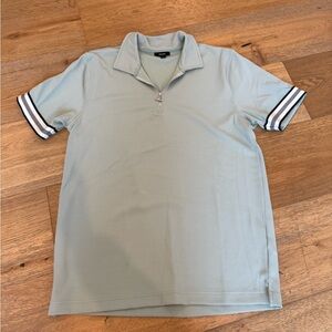 Reiss Men's Mint two toned Polo Shirt